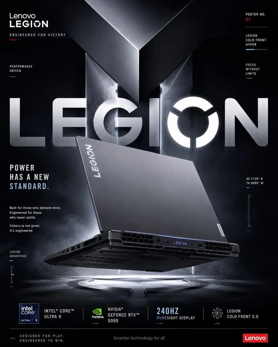 Ultra-Premium Gaming Laptop Social Media Poster